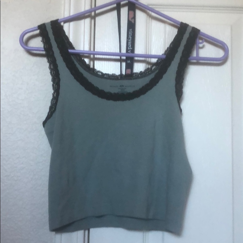 Green Ronnie Lace Tank